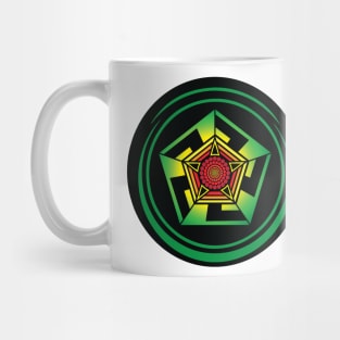 Pentagon Crop Circle Mug